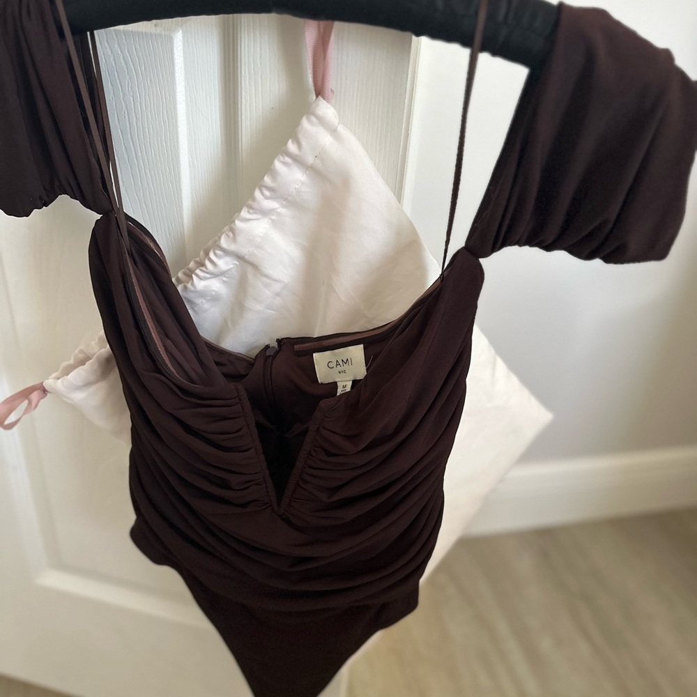 Cami NYC Brown Women's BodySuit Top